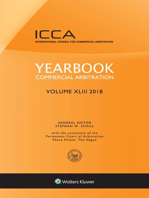 cover image of YEARBOOK COMMERCIAL ARBITRATION VOLUME XLIII – 2018